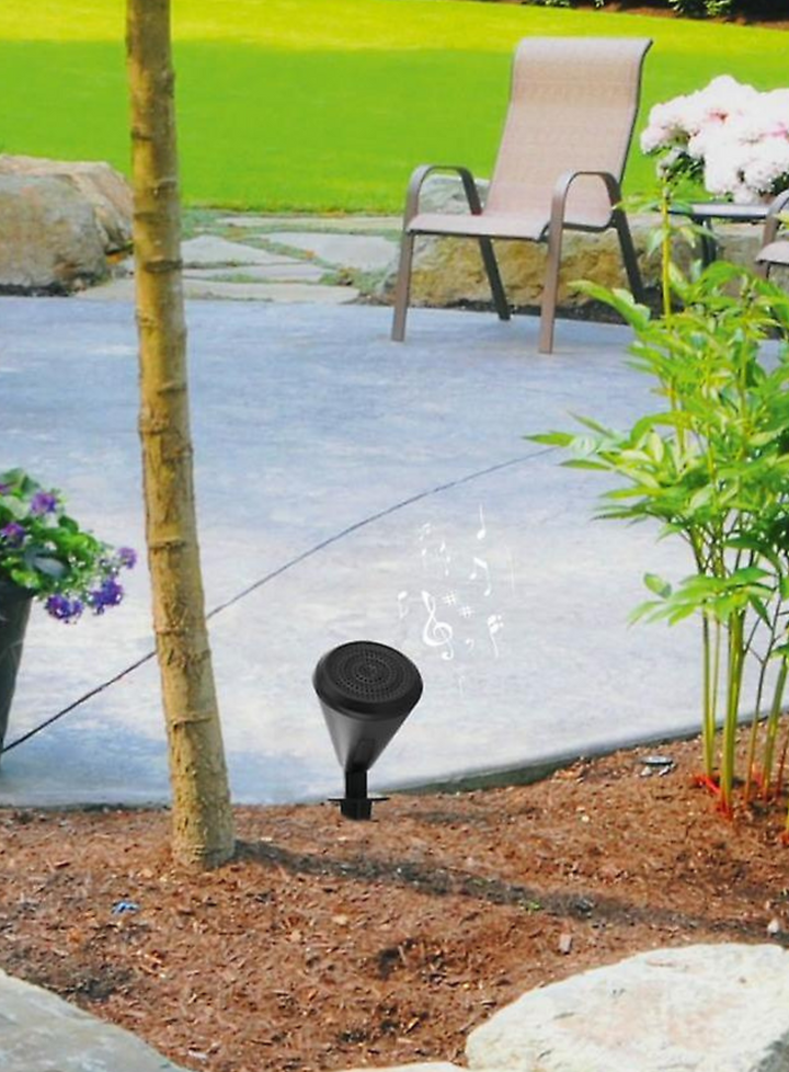 Wireless Outdoor Speaker. Altoparlante esterno da giardino ricaricabile. Durata 2h. Plastica ABS. Nero. Be MIX Northix.